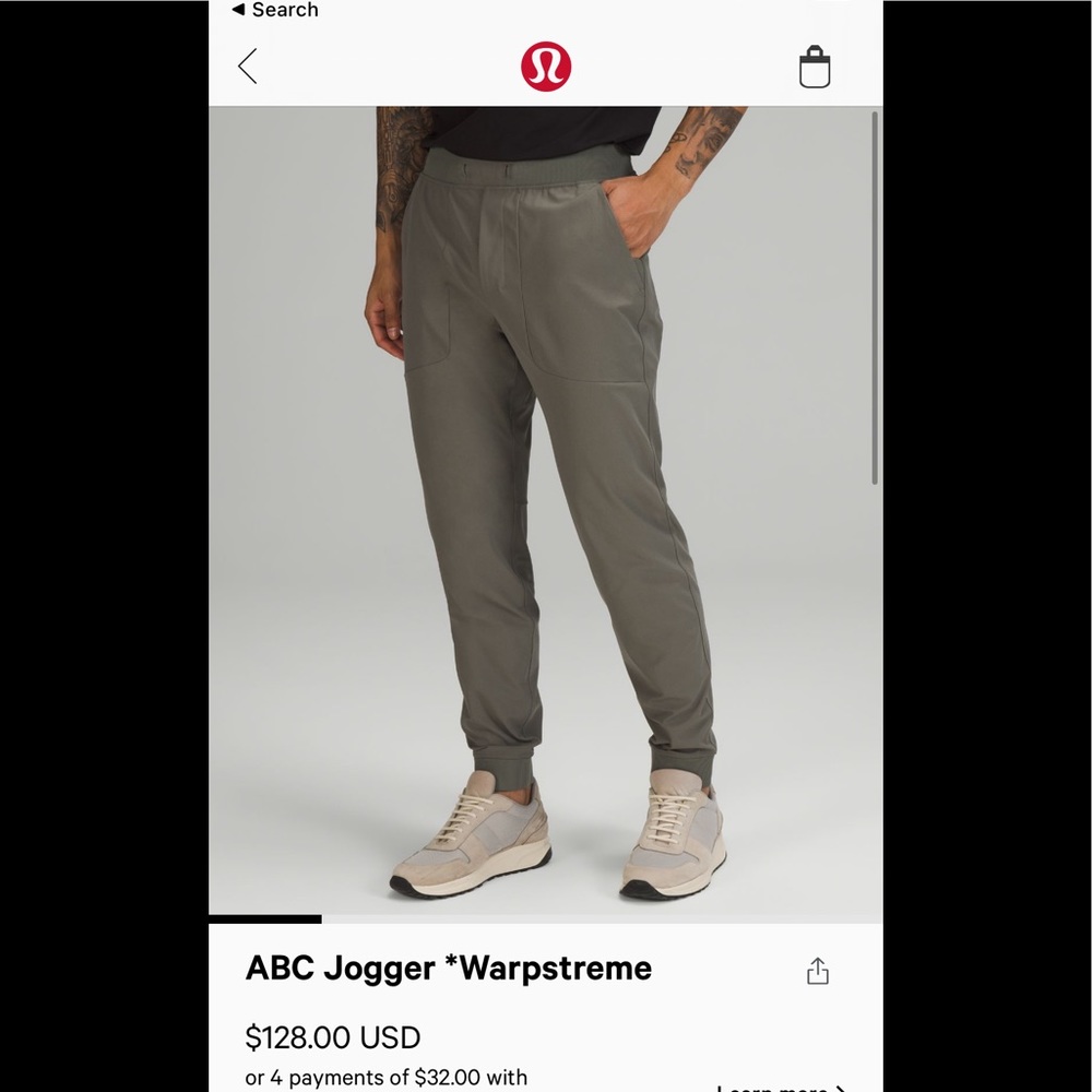 lululemon ABC Jogger *Warpstreme